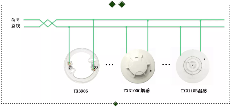 火災探測器接線